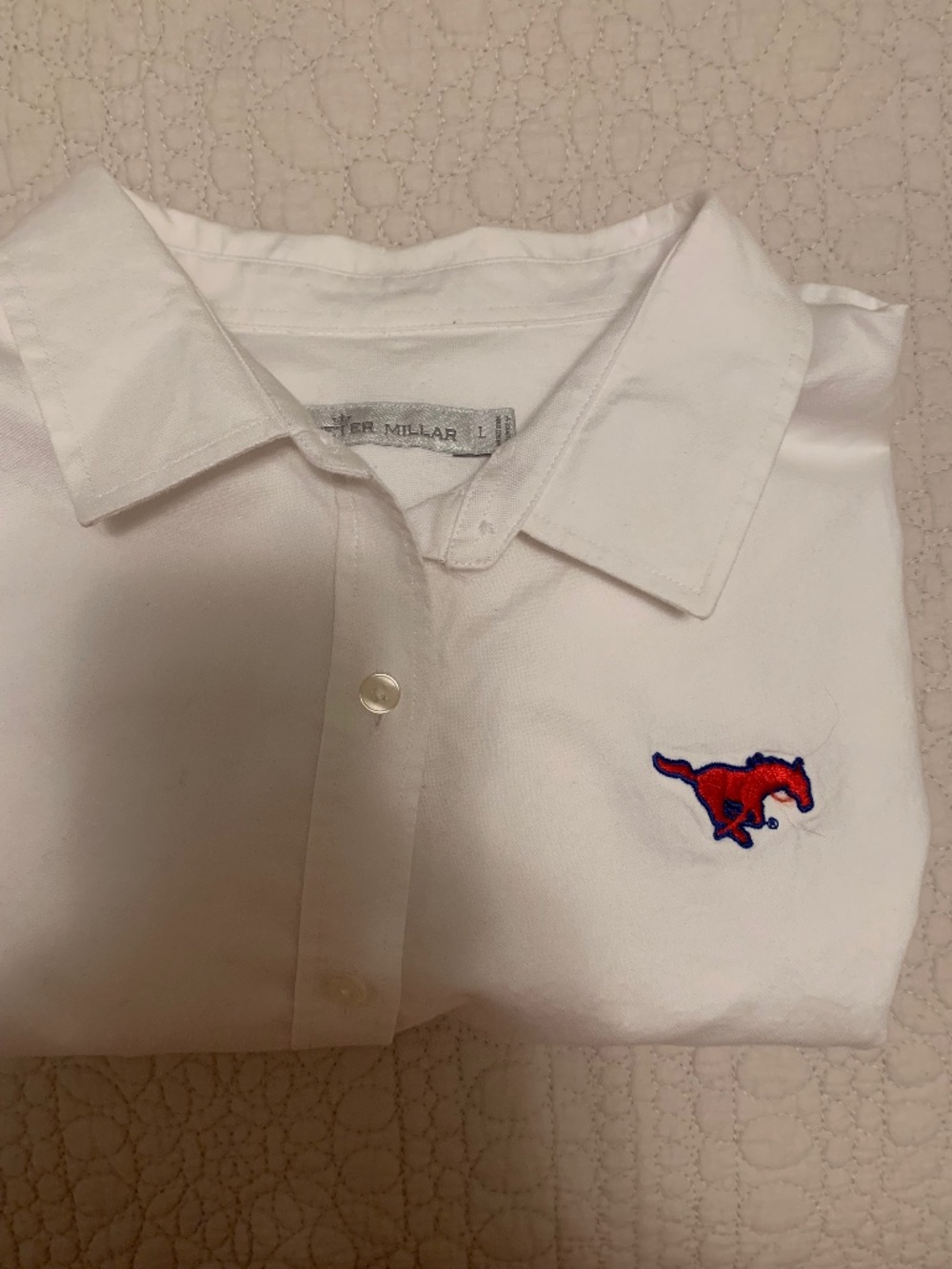 SMU Peter Millar collegiate shirt